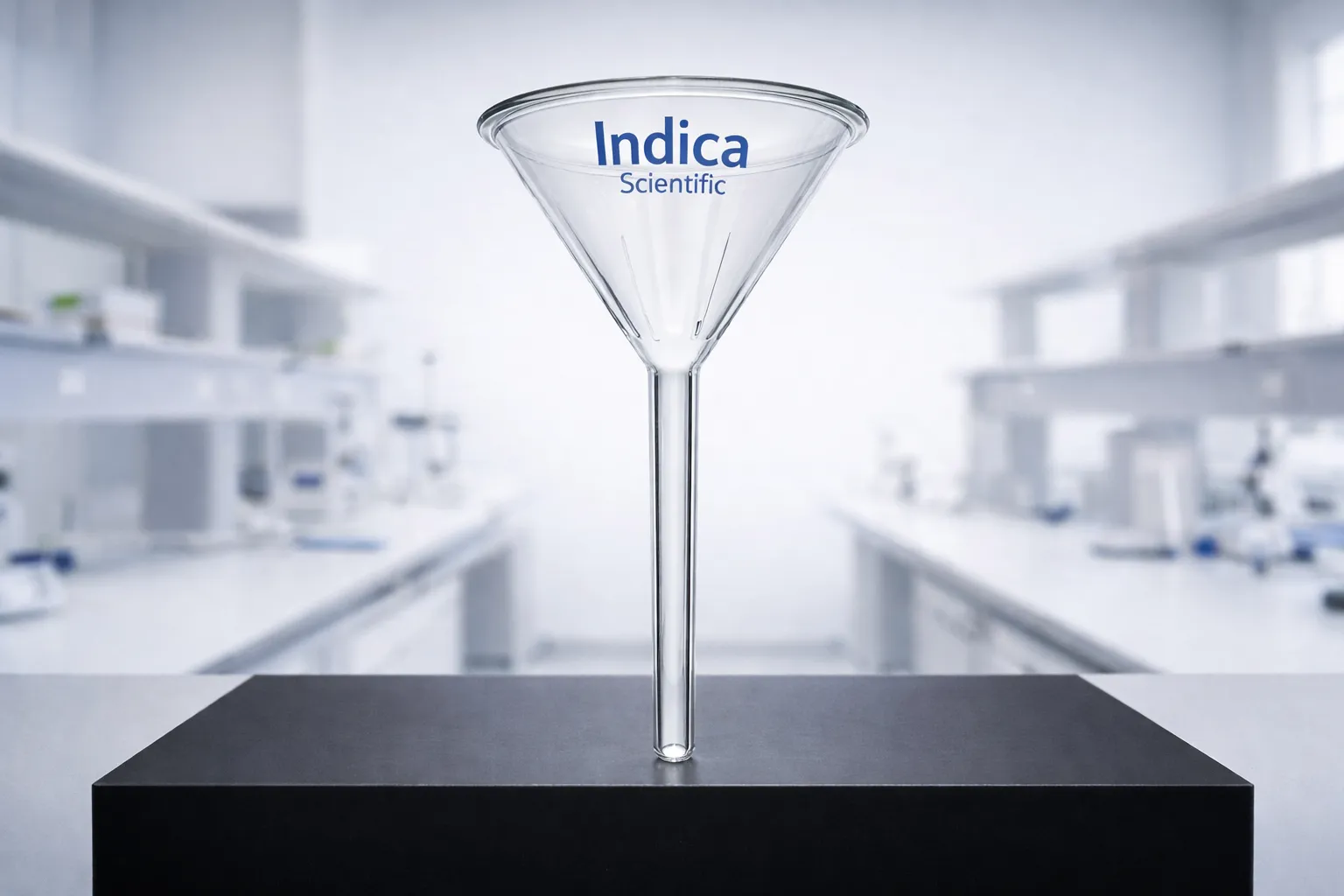 Long Stem Glass Funnel