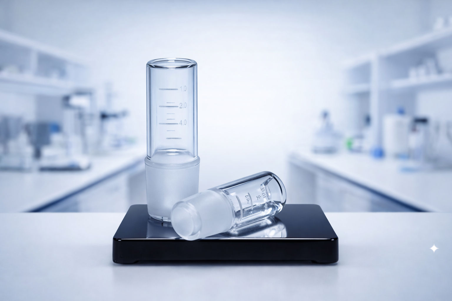 Hollow Laboratory Glass Stopper Type C