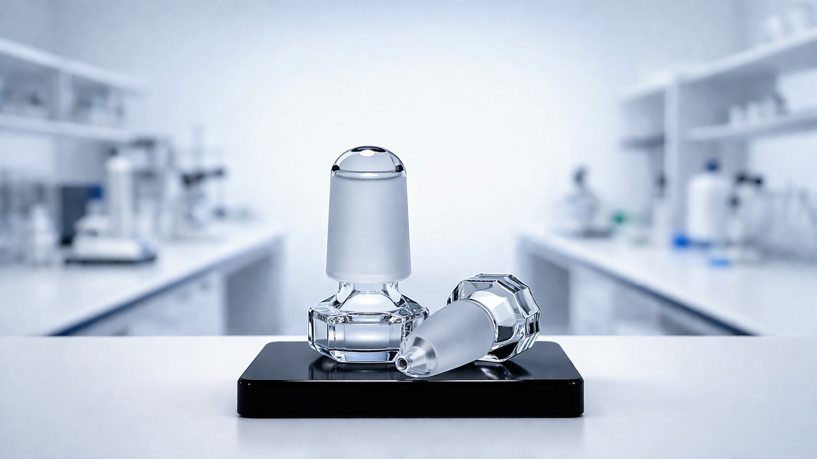 Hollow Laboratory Glass Drip Stopper