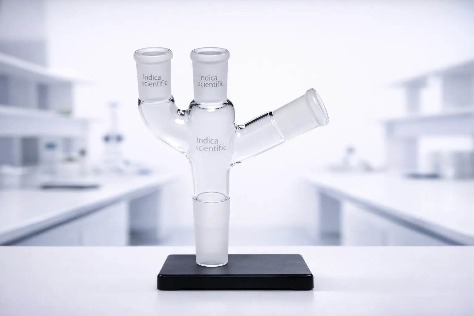 Three Neck Adapter for Laboratory Glassware