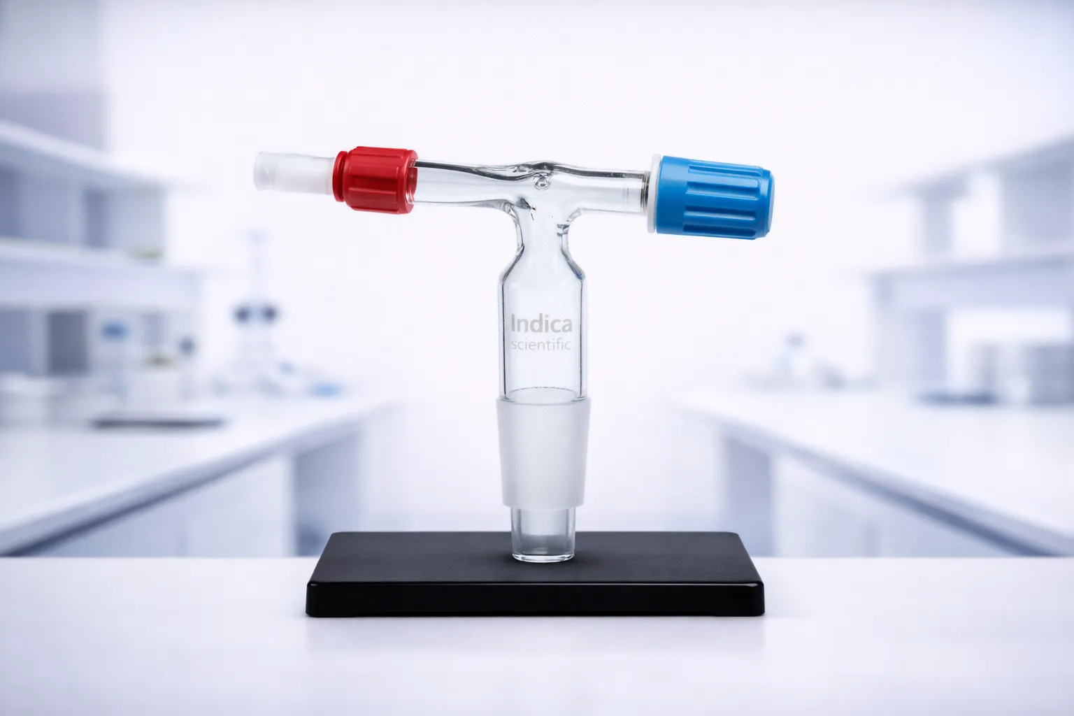 T-Shape Stopcock with Cone for Laboratory