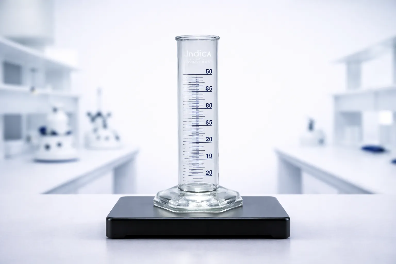 Squat Heavy Duty Laboratory Glass Cylinder