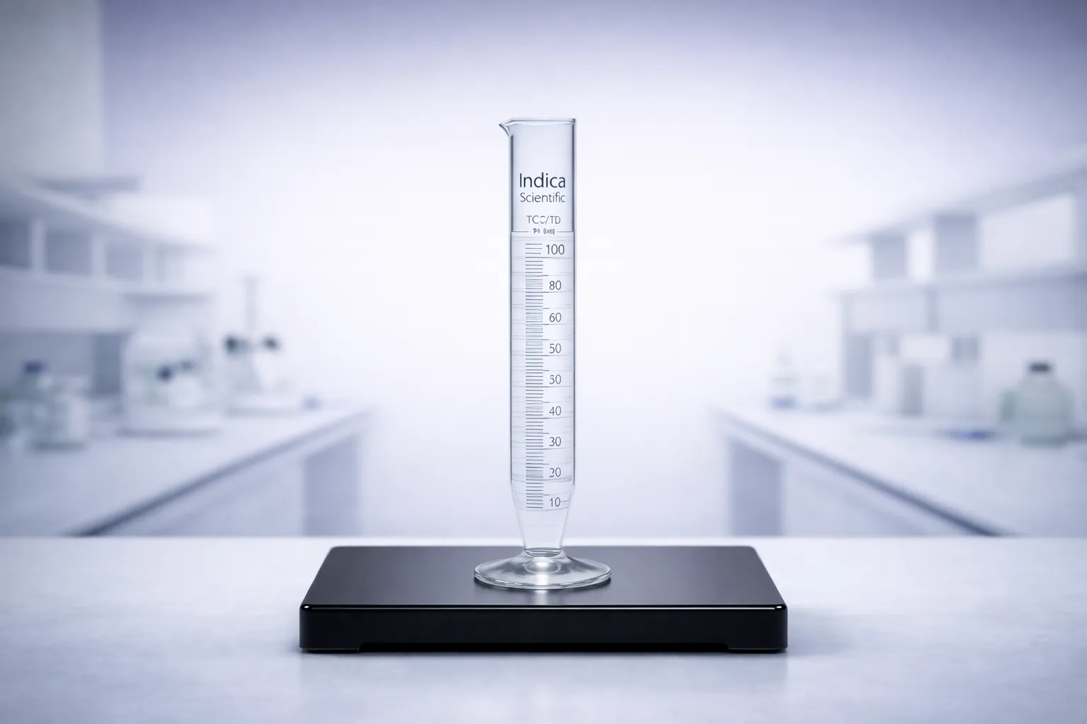 Chrome Receiver Cylinder for Laboratory