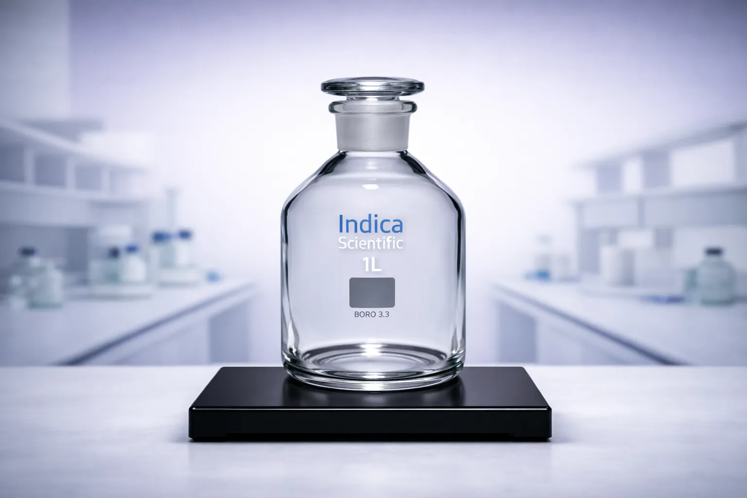 Laboratory Glass Bottles – Cap & Pouring Ring Sold Separately