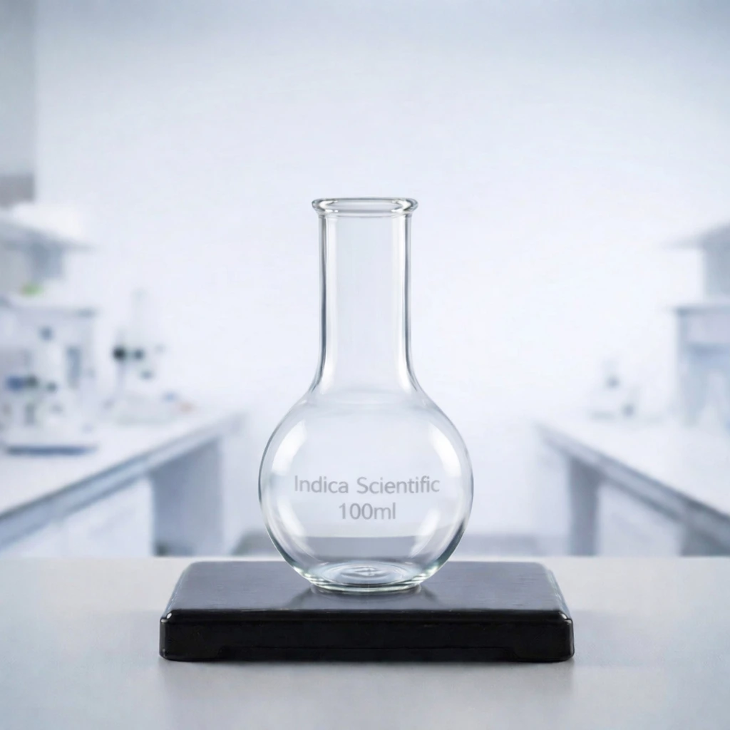 Stable flat bottom with wide opening for easy filling